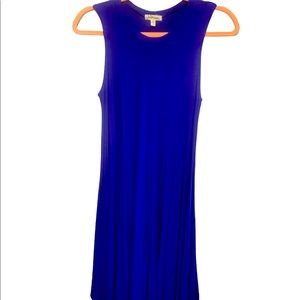 SILENCE + NOISE royal blue swing dress